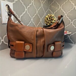 Leather Michael Kors shoulder purse